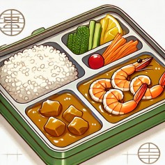 黄金鸡肉咖喱盛宴 Curry Chicken Bento
