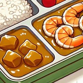 黄金鸡肉咖喱盛宴 Curry Chicken Bento